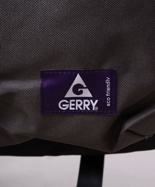 GERRY(ジェリー)の「GERRY はっ水加工 リュック デイパック パソコンバッグ(バックパック/リュック・メンズ・ブラック/チャコール/ブラウン・FREE)」の14枚目の写真