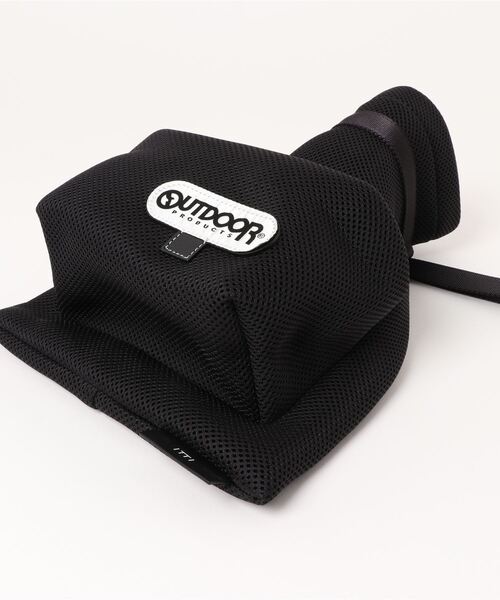 Lui's（ルイス）の「【ITTI × OUTDOOR PRODUCTS】RICE BAG W.MESH（ポーチ）（ハンドバッグ・メンズ・ブラック・FREE）」の7枚目の写真