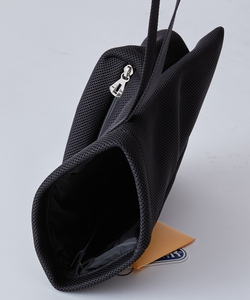 Lui's（ルイス）の「【ITTI × OUTDOOR PRODUCTS】RICE BAG W.MESH（ポーチ）（ハンドバッグ・メンズ・ブラック・FREE）」の15枚目の写真