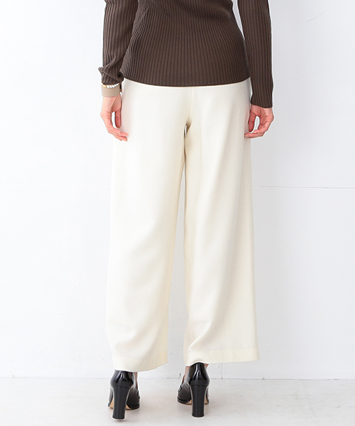 Demi-Luxe BEAMS（デミルクス ビームス）の「【Marisol11月号掲載】THE IRON / ボタンバギーパンツ（その他パンツ・レディース・ホワイト/ブラック・SMALL/MEDIUM）」の20枚目の写真