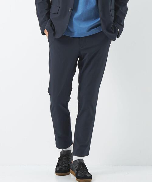 green label relaxing（グリーンレーベルリラクシング）の「ハイツイスト トリコット 9分丈 ユーティリティー パンツ -防シワ・ストレッチ-（その他パンツ・メンズ・ダークグレー/ネイビー/ベージュ・S/M/L/XL）」の15枚目の写真