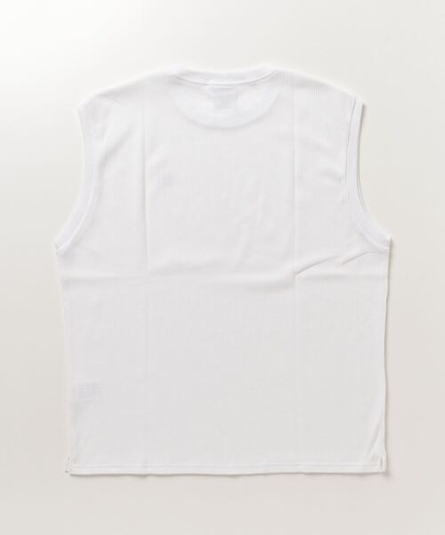 JEMORGAN（ジェーイーモーガン）の「『JEMORGAN LONG JOHNS/ジェーイーモーガンロングジョーンズ』T/Cワッフルノースリーブ【+】（タンクトップ・メンズ・ブラック/ネイビー/オフホワイト/グリーン/サンドベージュ・M/L/XL）」の11枚目の写真