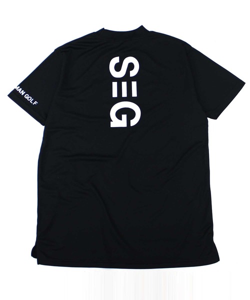 SHISKY（シスキー）の「【GOLF】ゴルフウェア　接触冷感モックネックT（ゴルフグッズ・メンズ・ネイビー/イエロー/ブラック・M/L/XL）」の2枚目の写真