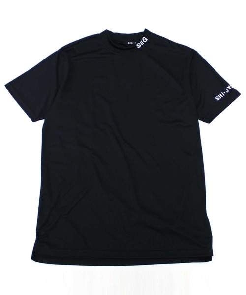 SHISKY（シスキー）の「【GOLF】ゴルフウェア　接触冷感モックネックT（ゴルフグッズ・メンズ・ネイビー/イエロー/ブラック・M/L/XL）」の14枚目の写真