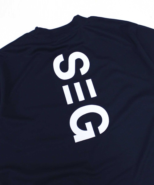 SHISKY（シスキー）の「【GOLF】ゴルフウェア　接触冷感モックネックT（ゴルフグッズ・メンズ・ネイビー/イエロー/ブラック・M/L/XL）」の22枚目の写真