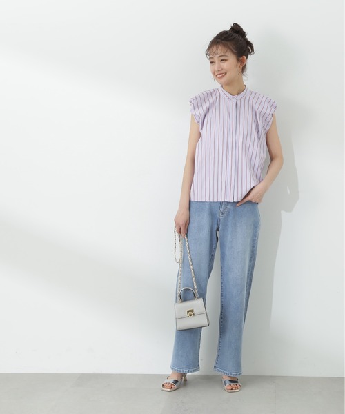 N.(N. Natural Beauty Basic)(エヌエヌナチュラルビューティーベーシック)の「【S Size Line】◆5ポケットワイドデニムパンツ(デニムパンツ・レディース・ライトブルー/ワンウォッシュ・SMALL/MEDIUM/X-SMALL)」の13枚目の写真