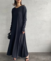 [MILLER/ミラー] 別注 クルーネック Aラインワンピース