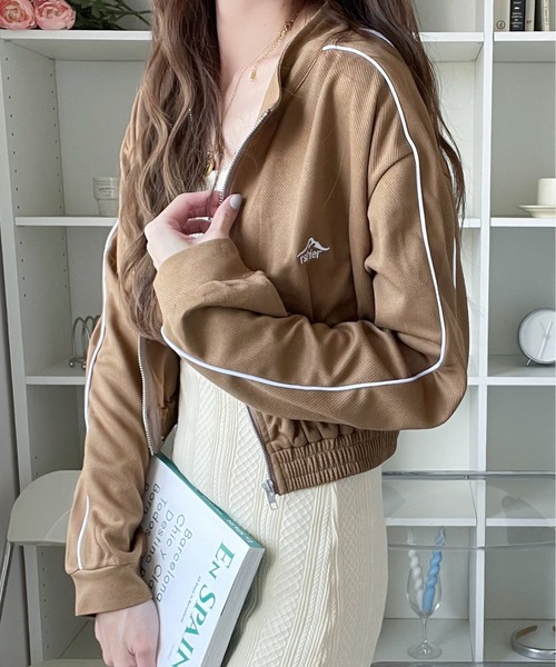 FOXEY NEW YORK Cropped Track Jacket ジャージ FOXEY NEW YORK Cropped Track Jacket ジャージ（COUPON対象商品