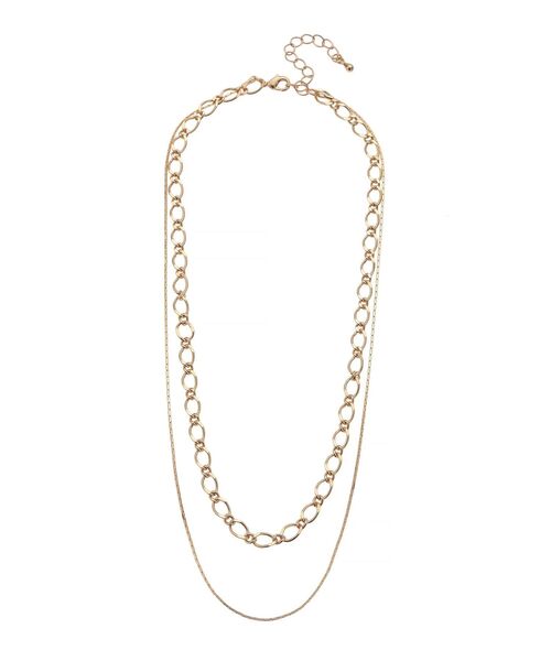 RESEXXY（リゼクシー）の「ダブルチェーンネックレス（ネックレス・レディース・ゴールド/シルバー・FREE）」の10枚目の写真