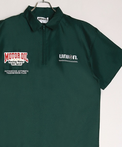 チビたん 76 ハーフジップ 半袖シャツ ビッグシルエット（Tシャツ/カットソー