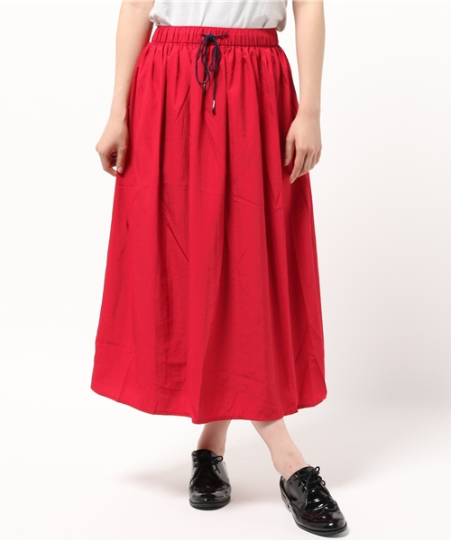 CIAOPANIC（チャオパニック）の「【Ciaopanic】　ヴィンテージサテンロングSK（スカート・レディース・ベージュ/レッド/ブルー・FREE）」の3枚目の写真