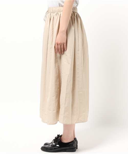 CIAOPANIC（チャオパニック）の「【Ciaopanic】　ヴィンテージサテンロングSK（スカート・レディース・ベージュ/レッド/ブルー・FREE）」の5枚目の写真