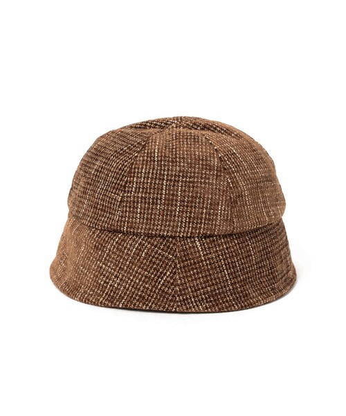 B:MING by BEAMS(ビーミングバイビームス)の「B:MING by BEAMS / ツイード メトロ ハット(ハット・レディース・ブラック/ライム/ブラウン・FREE)」の2枚目の写真