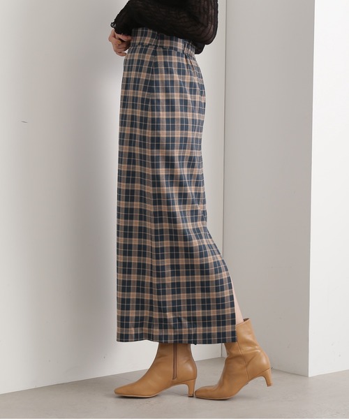 N.（N. Natural Beauty Basic）（エヌエヌナチュラルビューティーベーシック）の「【S Size Line】◆チェックロングスカート（スカート・レディース・グリーン系その他/ブラウン系その他・SMALL/MEDIUM）」の16枚目の写真