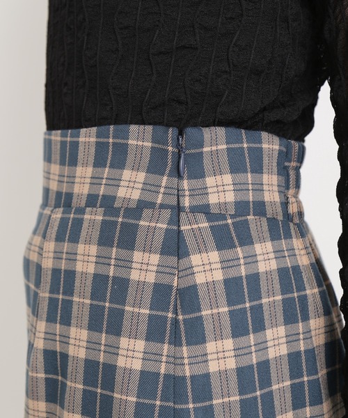 N.（N. Natural Beauty Basic）（エヌエヌナチュラルビューティーベーシック）の「【S Size Line】◆チェックロングスカート（スカート・レディース・グリーン系その他/ブラウン系その他・SMALL/MEDIUM）」の12枚目の写真
