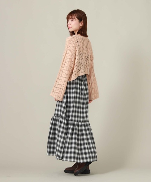 ♡GUCCI♡ 透かし編みハイネック ♡ニットセーター♡ GUCCI グッチ ニット ジャケット 545701 XKABP ボーダー 切替 カウチン