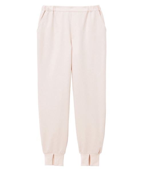 RANAN（ラナン）の「裏起毛裾スリットジョガーパンツ（その他パンツ・レディース・アイボリー/ブラック/ブルー/チャコール/ピンク・M/L/S/LL）」の6枚目の写真