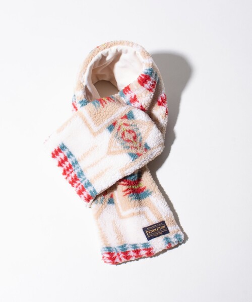 PENDLETON(ペンドルトン)の「【PENDLETON/ペンドルトン】別注HARDING ボアマフラー リバーシブル フリース(マフラー・メンズ・オフホワイト/ブラウン/ブラック・FREE)」の18枚目の写真