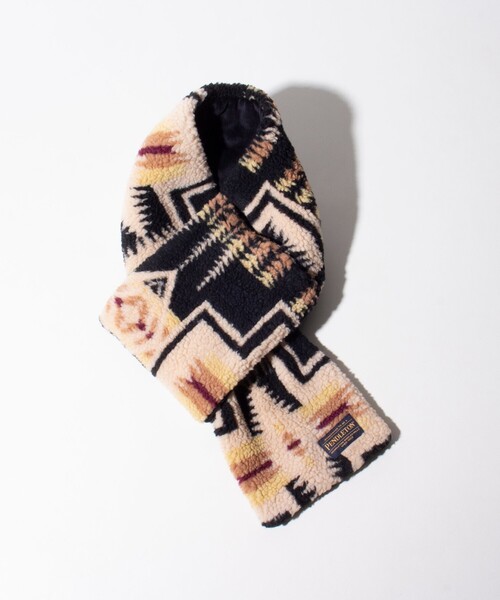 PENDLETON(ペンドルトン)の「【PENDLETON/ペンドルトン】別注HARDING ボアマフラー リバーシブル フリース(マフラー・メンズ・オフホワイト/ブラウン/ブラック・FREE)」の14枚目の写真