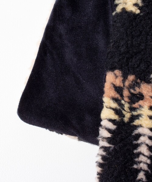 PENDLETON(ペンドルトン)の「【PENDLETON/ペンドルトン】別注HARDING ボアマフラー リバーシブル フリース(マフラー・メンズ・オフホワイト/ブラウン/ブラック・FREE)」の10枚目の写真