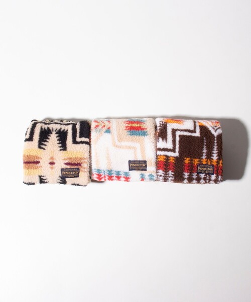 PENDLETON(ペンドルトン)の「【PENDLETON/ペンドルトン】別注HARDING ボアマフラー リバーシブル フリース(マフラー・メンズ・オフホワイト/ブラウン/ブラック・FREE)」の9枚目の写真