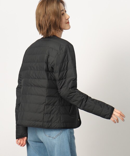 grove（グローブ）の「◆軽くて暖かい多機能！つつまれライトダウンジャケット（ダウンジャケット/コート・レディース・ブラック/モカ/ナチュラル・02/03/01/05/04）」の13枚目の写真