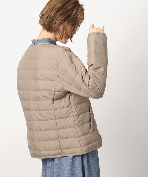 grove（グローブ）の「◆軽くて暖かい多機能！つつまれライトダウンジャケット（ダウンジャケット/コート・レディース・ブラック/モカ/ナチュラル・02/03/01/05/04）」の20枚目の写真