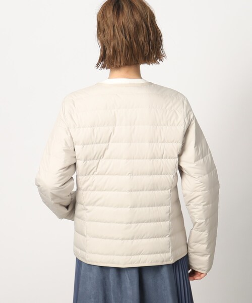 grove（グローブ）の「◆軽くて暖かい多機能！つつまれライトダウンジャケット（ダウンジャケット/コート・レディース・ブラック/モカ/ナチュラル・02/03/01/05/04）」の4枚目の写真