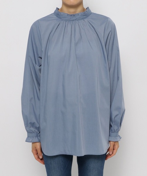 MARNI スタンドカラー2way ブラウス