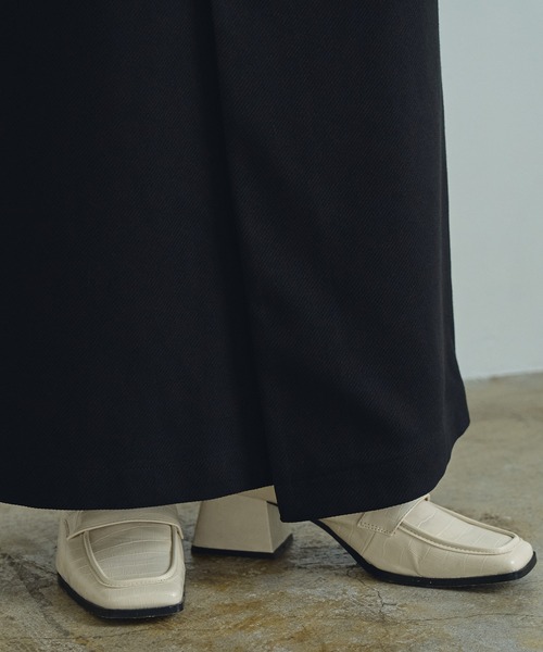 Abor(アボア)の「【Abor】アシンメトリーロングスカート(スカート・レディース・ブラック/ネイビー・38(M)/36(S))」の10枚目の写真