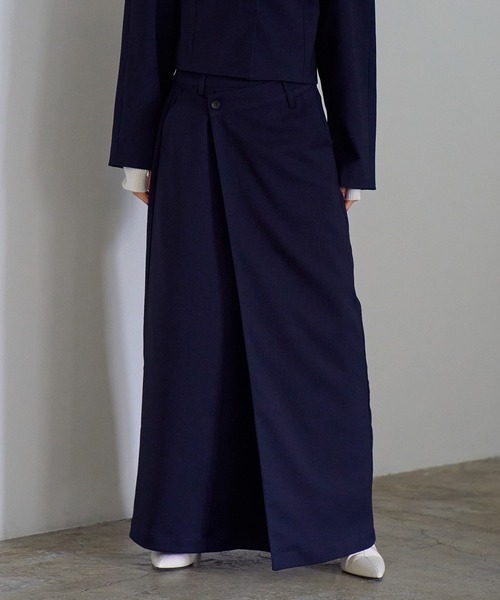 Abor(アボア)の「【Abor】アシンメトリーロングスカート(スカート・レディース・ブラック/ネイビー・38(M)/36(S))」の17枚目の写真