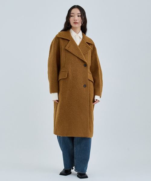 CLANE SHORT SHAGGY COCOON OVER COAT クラネ1 CLANE/クラネ】SHORT SHAGGY COCOON OVER COAT/ショートシャギー