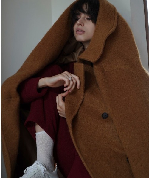 CLANE/クラネ】SHORT SHAGGY COCOON OVER COAT/ショートシャギー