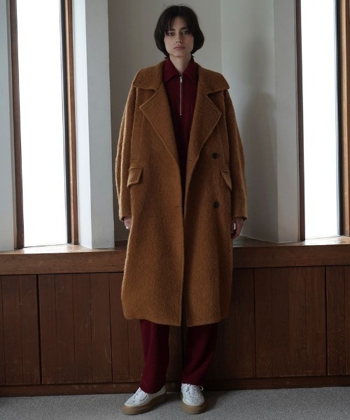 CLANE SHORT SHAGGY COCOON OVER COAT コート CLANE/クラネ】SHORT SHAGGY COCOON OVER COAT/ショートシャギー