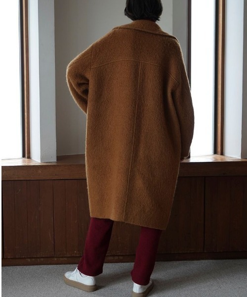 【CLANE】サイズ1/シャギーコクーンコート CLANE/クラネ】SHORT SHAGGY COCOON OVER COAT/ショートシャギー
