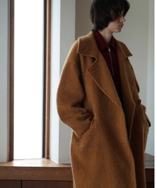 CLANE/クラネ】SHORT SHAGGY COCOON OVER COAT/ショートシャギー