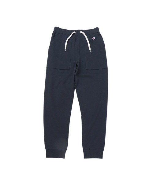 Champion(チャンピオン)の「【Champion/チャンピオン】メンズ ベーシック スウェットパンツ(スウェットパンツ・メンズ・ネイビー/ベージュ/ブラック/モスグリーン・LARGE/MEDIUM/SMALL/X-LARGE)」の4枚目の写真