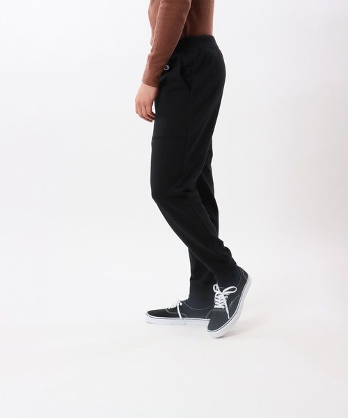 Champion(チャンピオン)の「【Champion/チャンピオン】メンズ ベーシック スウェットパンツ(スウェットパンツ・メンズ・ネイビー/ベージュ/ブラック/モスグリーン・LARGE/MEDIUM/SMALL/X-LARGE)」の5枚目の写真