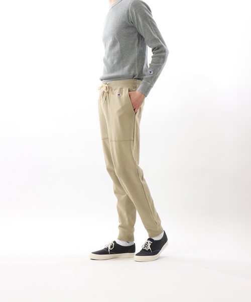 Champion(チャンピオン)の「【Champion/チャンピオン】メンズ ベーシック スウェットパンツ(スウェットパンツ・メンズ・ネイビー/ベージュ/ブラック/モスグリーン・LARGE/MEDIUM/SMALL/X-LARGE)」の16枚目の写真