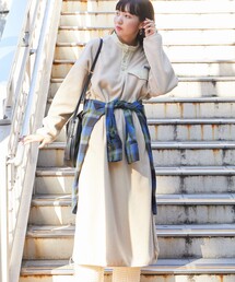 FREAK'S STORE | 限定展開　FREAK'S OUTDOORS サイドジップ フリース ワンピース(ワンピース)