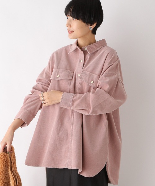 LEPSIM（レプシィム）の「コーデュロイBIGシャツ 908985（シャツ