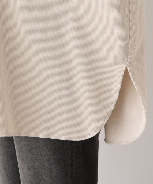 LEPSIM（レプシィム）の「コーデュロイBIGシャツ　908985（シャツ/ブラウス・レディース・チャコールグレー/ライトピンク/アイボリー・FREE）」の19枚目の写真
