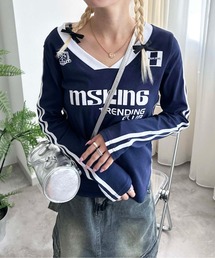 sedacle girl（セダクルガール）の「ユニフォームライクロンT（Tシャツ/カットソー）」