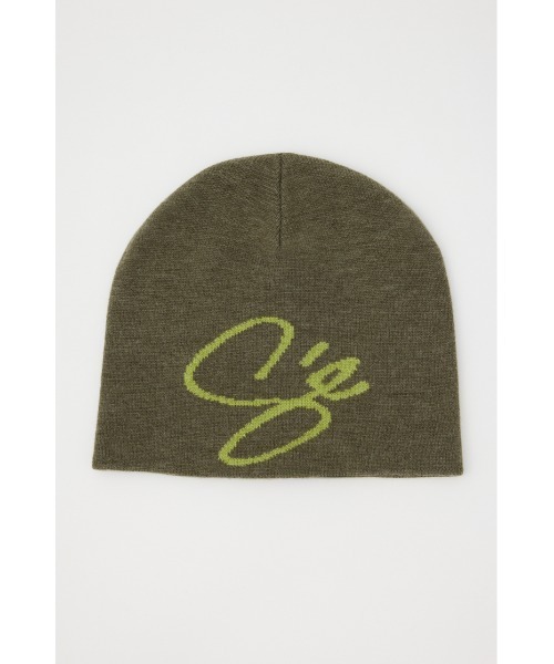 SLY（スライ）の「JQ PATTERN BEANIE ジャガード パターン ビーニー（ニットキャップ/ビーニー・レディース・カーキ/ブラック/杢グレー・FREE）」の3枚目の写真