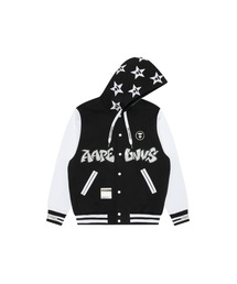 AAPE BUTTON SWEAT HOODIE