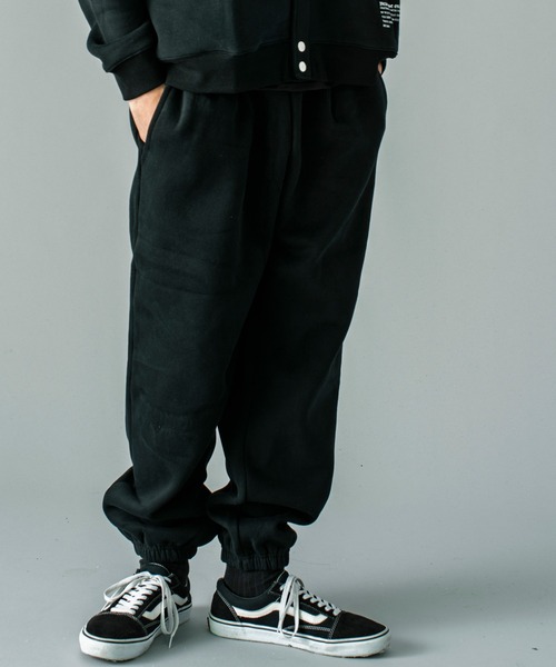 JACKROSE（ジャックローズ）の「JE-HEAVY WEIGHT SWEAT PANTS（スウェットパンツ・メンズ・ブラック/ホワイト・M/L）」の13枚目の写真