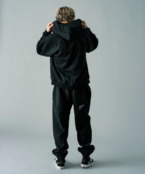 JACKROSE（ジャックローズ）の「JE-HEAVY WEIGHT SWEAT PANTS（スウェットパンツ・メンズ・ブラック/ホワイト・M/L）」の15枚目の写真