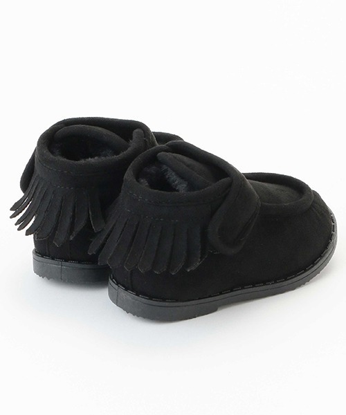 petit main(プティマイン)の「フリンジシューズ(スニーカー・キッズ・ブラック/ベージュ・16cm/15cm/14cm/17cm/18cm/19cm)」の6枚目の写真