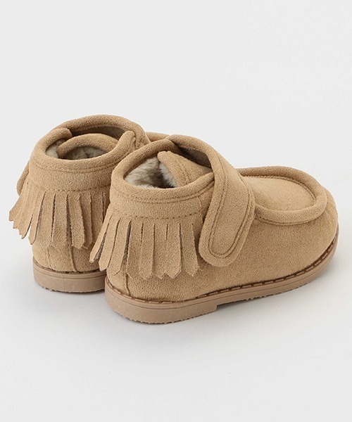 petit main(プティマイン)の「フリンジシューズ(スニーカー・キッズ・ブラック/ベージュ・16cm/15cm/14cm/17cm/18cm/19cm)」の7枚目の写真