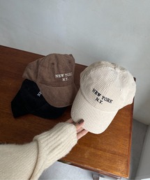 Thevon | コーデュロイ刺繍ロゴキャップ(キャップ)